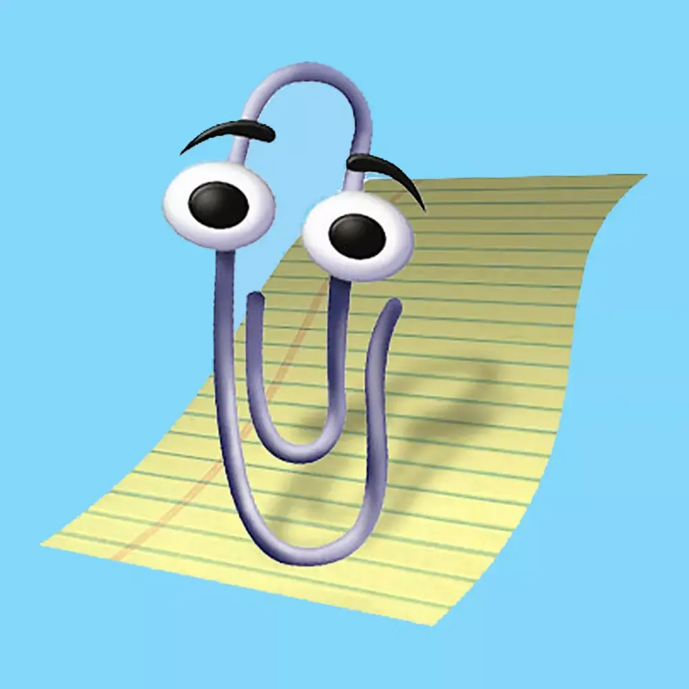 Friendly Clippit agent reviewing Open XML documents
